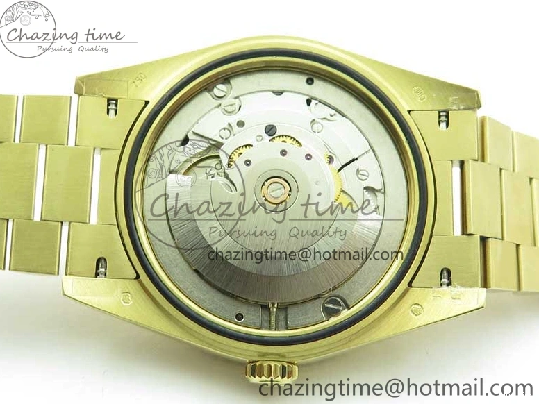 MiroTime 0220 Day-Date 40mm 228239 BP New Dial Version 904 YG Silver Roman Markers Dial on SS President Bracelet A Popular 2806